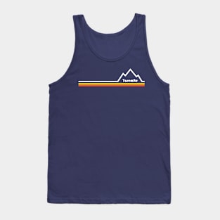 Yosemite National Park California Stripe Tank Top